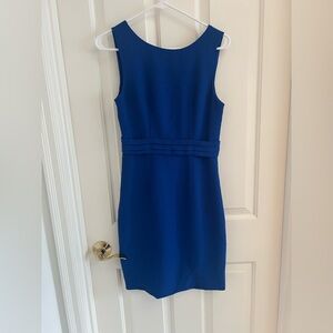 Elegant Blue Sleeveless Dress